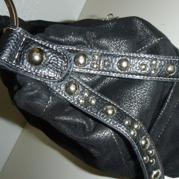 Kathy Van Zeeland, Women's Black Leather Purse - Picture 4 of 10